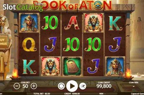 Скрин2. Book of Aton слот
