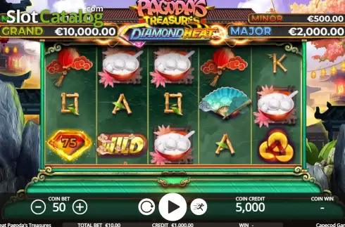 Скрин2. Diamond Heat Pagoda's Treasures слот