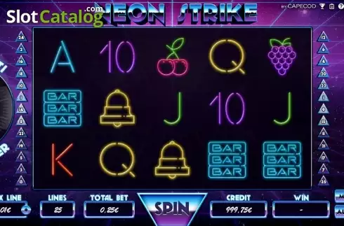 Скрин2. Neon Strike слот
