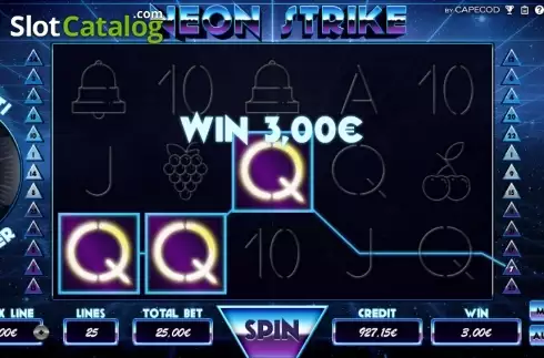 Скрин4. Neon Strike слот