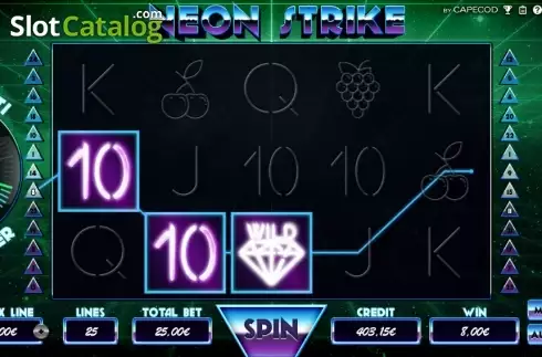 Скрин6. Neon Strike слот