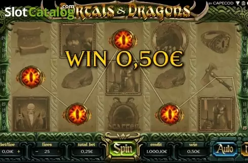 Скрин3. Portals & Dragons слот