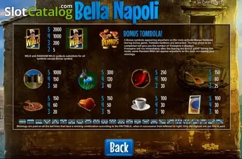 Скрин9. Bella Napoli слот