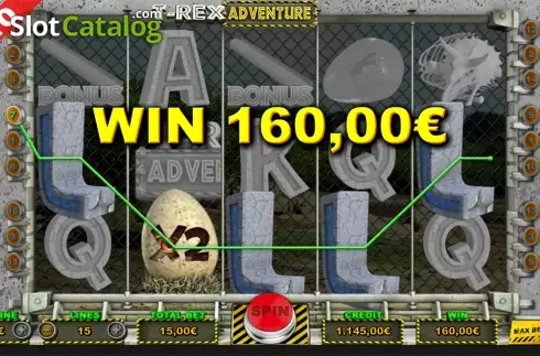 Скрин3. T Rex Adventure слот