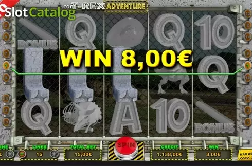 Скрин4. T Rex Adventure слот