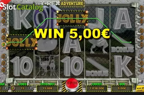 Скрин5. T Rex Adventure слот
