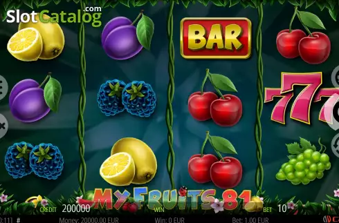 Скрин2. My Fruits 81 слот