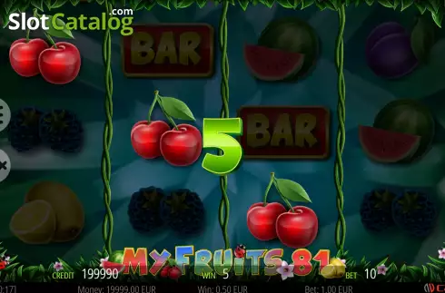Скрин3. My Fruits 81 слот