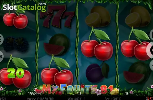 Скрин4. My Fruits 81 слот