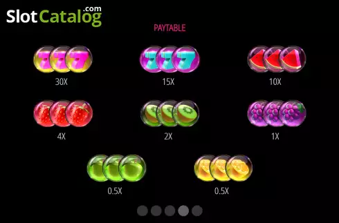Скрин9. 27 Bubble Fruits слот
