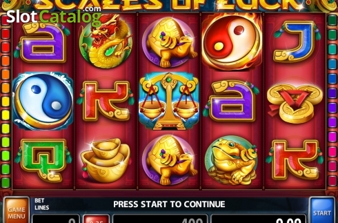 Скрин2. Scales of Luck слот