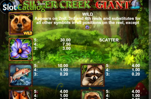 Скрин5. Silver Creek Giant слот