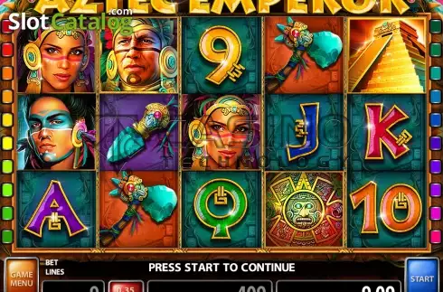 Скрин2. Aztec Emperor слот