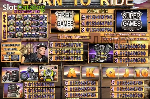 Скрин6. Born To Ride слот