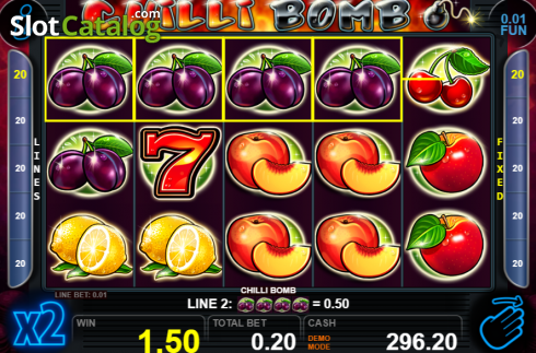 Скрин3. Chilli Bomb слот