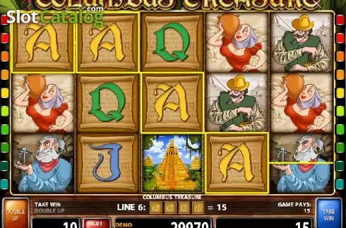Скрин2. Columbus Treasure слот