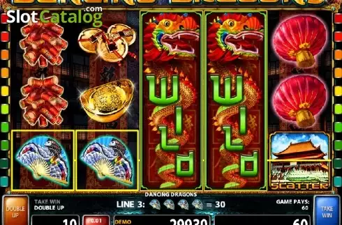 Скрин4. Dancing Dragons (CT) слот