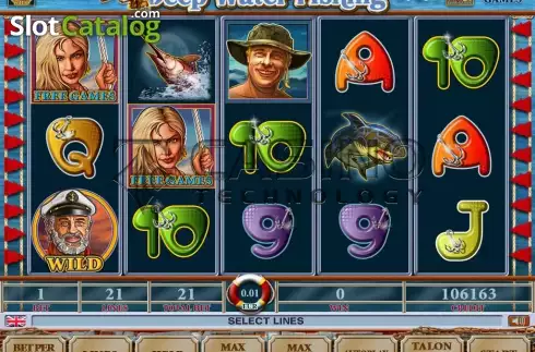 Скрин2. Deep Water Fishing слот