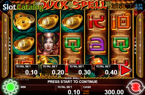 Скрин2. Duck Spell слот