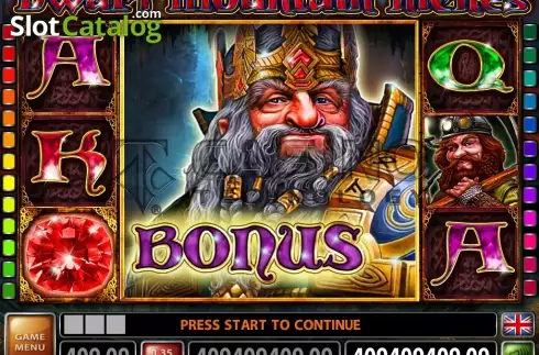 Скрин2. Dwarf Mountain Riches слот