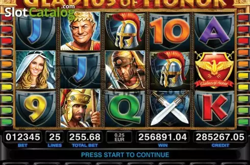 Скрин2. Gladius Of Honor слот