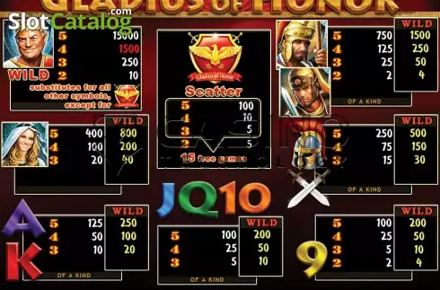 Скрин4. Gladius Of Honor слот