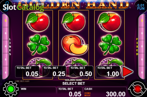 Скрин2. Golden Hand слот
