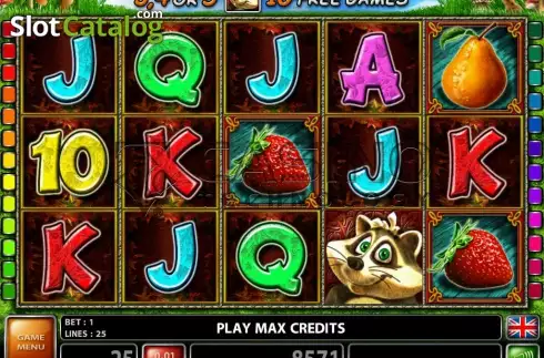 Скрин2. Lucky Racoon'S Luck слот