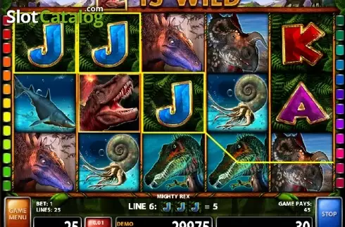 Скрин2. Mighty Rex слот