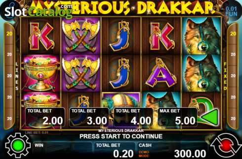 Скрин2. Mysterious Drakkar слот