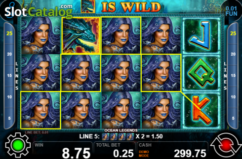 Скрин4. Ocean Legends слот
