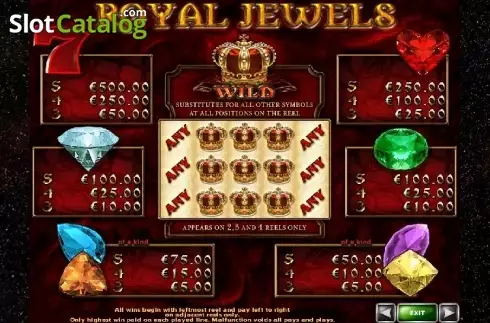 Скрин3. Royal Jewels (Casino Technology) слот