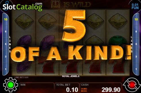 Скрин7. Royal Jewels (Casino Technology) слот