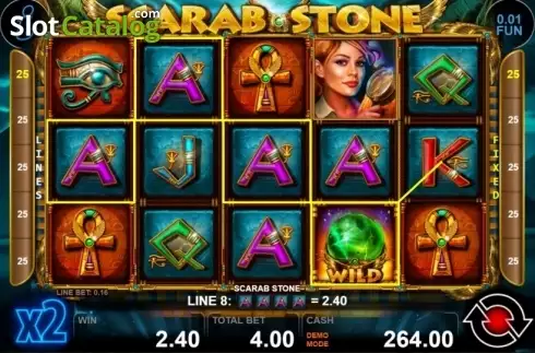 Скрин3. Scarab Stone слот