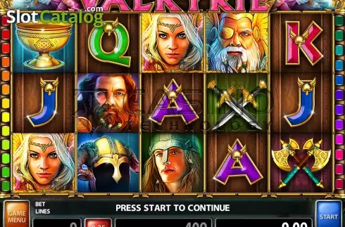 Скрин2. Valkyrie (Casino Technology) слот