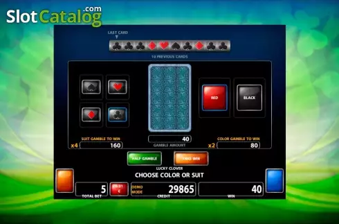Скрин6. Lucky Clover (CasinoTechnology) слот