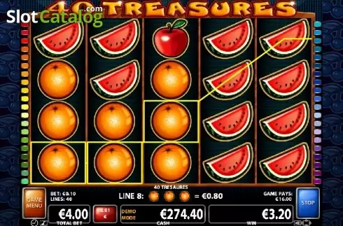 Скрин3. 40 Treasures слот