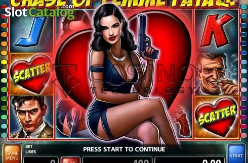 Скрин3. Chase of Femme Fatale слот