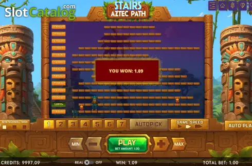 Скрин3. Stairs – Aztec Path слот