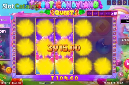 Скрин3. Sweet Candyland Quest слот
