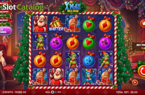Скрин2. XMAS WILD RUSH слот