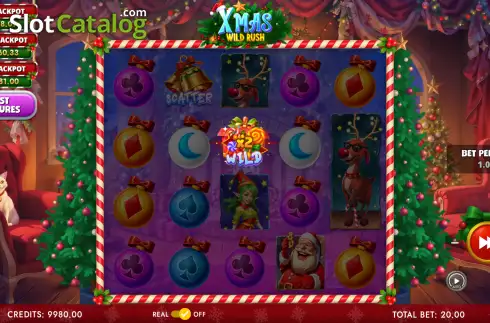 Скрин3. XMAS WILD RUSH слот