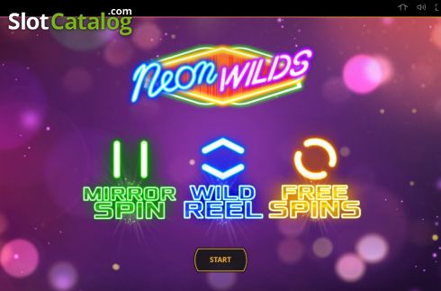Скрин2. Neon Wilds слот