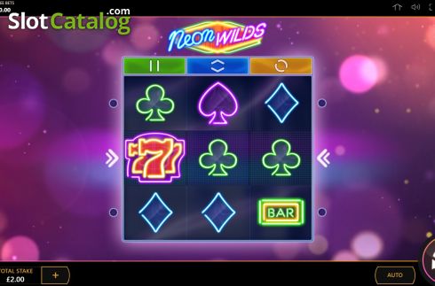 Скрин3. Neon Wilds слот