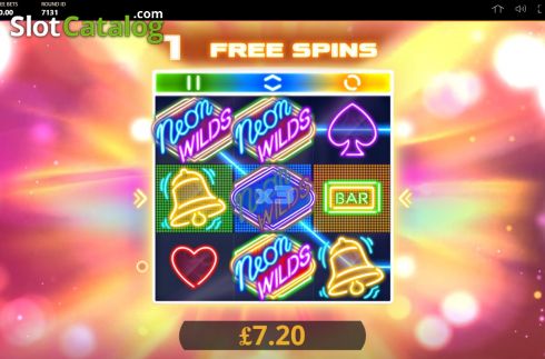 Скрин7. Neon Wilds слот