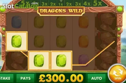 Скрин8. Dragons Wild слот
