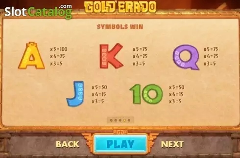 Скрин3. Gold'Erado слот