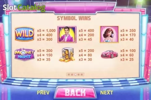 Скрин2. Money Night слот