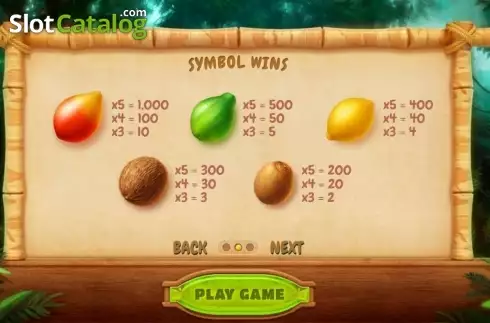 Скрин2. Froot Shoot слот
