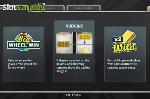 Скрин2. Gold Bars Nudge слот